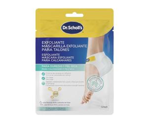 Dr. Scholl's Expert Care Mascarilla Exfoliante para Talones - Clinicamente comprovado para eliminar a pele seca e endurecida - 1 par