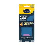 Dr. Scholl's® Heel & Arch - Ortesis ortopédica para aliviar el dolor durante todo el día, para hombres 8-12, 1 par, longitud 3/4