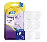 Dr. Scholl's Party Feet, almohadillas protectores puntos sensibles con tecnología gel activ, adaptable a todo tipo de calzados, 6 almohadillas, 6 unidad, 1