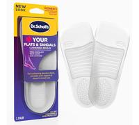 Dr. Scholl's Plantillas acolchadas para pisos y sandalias, comodidad todo el día en pisos, botas, (para mujeres 6-10), nuevo