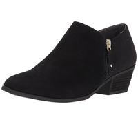 Dr. Scholl's Shoes Brief-Ankle Boot, Botas Cortas al Tobillo Mujer, Gamuza de Microfibra Negra, 41 EU