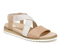 Dr. Scholl's Shoes Islander, Sandalia Mujer, Microfibra de Abedul leonado, 38 EU