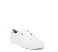 Dr. Scholl's Shoes Tenis Time con Cordones para Hombre, Liso Blanco, 42.5 EU