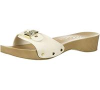 Dr. Scholl's Shoes Women's Classic Slide Sandal, Gardenia Snake Print, 6 M US