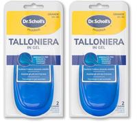 Dr. Scholl's Talonera de gel, inserto avanzado que sostiene el talón, absorbe los golpes y garantiza la máxima comodidad en todo tipo de zapatos (35-40) (Paquete de 2)
