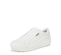 Dr. Scholl's Womens Time Off Sneaker White Smooth 9 W