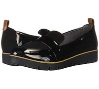 Dr. Scholl's Shoes Webster, Mocasín Mujer, Microfibra de Charol Negro, 40.5 EU