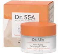 DR. SEA - Crema Facial Antiedad de Noche - Retinol, Colágeno & Ácido Hialurónico - Regeneración & Firmeza - 50ml