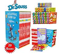 Dr Seuss Classic 20 Books Gift Set (Kids Wonderful World Read at Home Collection) Titles include - The Cat in the Hat, Green Eggs and Ham, Oh The Places you'll Go, One Fish Two Fish Red Fish Blue Fish, Hop on Pop, Dr. Seuss ABC, Ten Apples Up On Top and More. (Dr Seuss) by Dr Seuss (January 19,2013)