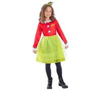 Dr Seuss The Grinch Santa Girls Costume - L