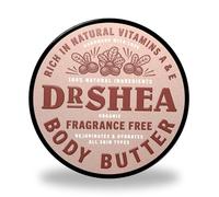 Dr. Shea Manteca hidratante sin fragancia - Crema nutritiva para el cuidado de la piel - 100% vegana orgánica ideal para pieles secas y sensibles, antienvejecimiento natural todos los días (200 ml)