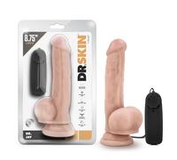 Dr Skin Dr. Skin - Vibrador con ventosa de 8,75 pulgadas de Dr. Jay - Vainilla
