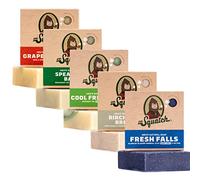 Dr. Squatch Barra de jabón totalmente natural para hombre: brisa de madera de abedul, aloe fresco, caídas frescas, pomelo IPA, albahaca de menta 1 Unidad (Paquete de 5)