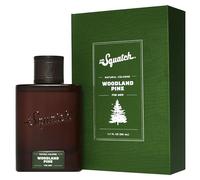 Dr. Squatch Colonia Woodland Pine para hombre, fragancia de origen natural, fragancia masculina de pino, ciprés y vetiver, inspirada en el jabón de barra de alquitrán de pino