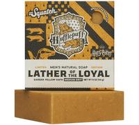 Dr. Squatch Hufflepuff Soap - Harry Potter - Barra de jabón natural para hombres - Avena amarilla tejón - grano medio - Hecho a mano en Estados Unidos