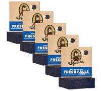 Dr. Squatch Jabón de barra para hombre, paquete de 5 Fresh Falls, jabón de barra natural para hombres, 5 barras, huele como una cascada de bosque crujiente