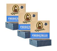 Dr. Squatch Men's Bar Soap - 3 Bar - Fresh Falls - All Natural Soap for Men - Smell like a Crisp Forest Waterfall