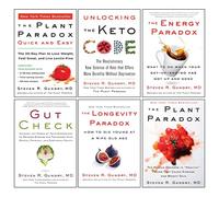 Dr. Steven R Gundry MD 6 Books Collection Set (Gut Check, The Plant Paradox, The Longevity Paradox, The Energy Paradox, Unlocking The Keto Code & The Plant Paradox Quick and Easy [Paperback])