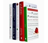 Dr. Steven R Gundry MD Collection - Juego de 5 libros (La paradoja de las plantas, la paradoja de la longevidad, la paradoja de la energía, desbloqueo del código cetogénico y [tapa blanda] La paradoja