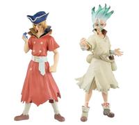 Dr.Stone Figura de Mundo de Piedra - SENKUU ISHIGAMI(B) / Nanami RYUSUI(A) - ABset