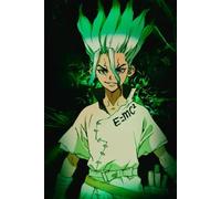 Dr Stone Notebook: 120 Lined Paper Book for Writing, Perfect Present for Anime Fans, Notebook Diary 6 X 9 Inches