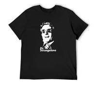 Dr. Strangelove Peter Sellers Movie 60S VTG Parody Fan Mens Camiseta Black Graphic Unisex Camiseta, Negro , XL