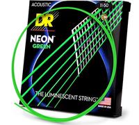 DR String NGA-11 Neon Green Juego Cuerdas Acústica