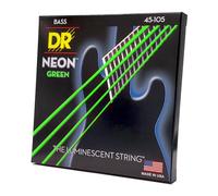 DR String NGB-45 Neon Green Juego Cuerdas Bajo