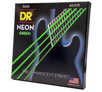 DR String NGB-45 Neon Green Juego Cuerdas Bajo