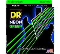 DR String NGE-10 Neon Green Juego Cuerdas Eléctrica