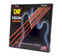 DR String NOB-45 Neon Orange Juego Cuerdas Bajo