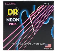 DR String NPE-9 Neon Pink Juego Cuerdas Eléctrica