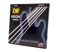 DR Strings - Cuerdas para bajo (4 unidades), color blanco