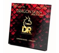 DRAGON SKIN+ - Cuerdas de bajo de acero inoxidable recubiertas - DBSM-45 - Sonido superior con sensación cómoda y larga vida: Multi-escala mediana 45-105