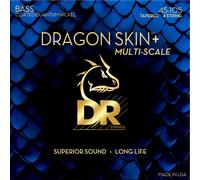 DR Strings Dragon Skin+ Coated Nickel Medium 45-105 Tapered Multi-Scale Cuerdas de bajo