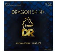 DR DBQ-45 - DRAGON SKIN+™, Cuerdas de bajo recubiertas de níquel cuántico, Sonido superior con tacto agradable y larga vida útil: Light 45-105