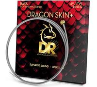 DR Strings Dragon Skin+ DBS-45 - Juego de bajo eléctrico de 4 cuerdas recubierto con un tono nítido y una larga vida útil