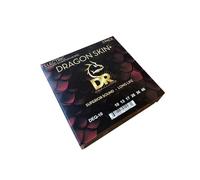 DR Strings Dragon Skin+ DEQ-10 Paquete de 3 Cuerdas para Guitarra Eléctrica con Recubrimiento de Níquel Quantum 010-046 (Medianas) - Tecnología Accurate Core, Vida Útil Extra Larga
