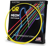 DR Strings HI-DEF NEON - Cuerdas para guitarra eléctrica (NMCE-9/46), color negro
