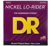 DR Strings Nickel Lo-Rider - Nickel Plated Hex Core Bass 40-100