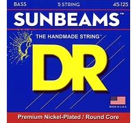 DR Strings Sunbeam - Nickel Plated Round Core 5 String Bass 45-125