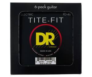 DR Strings Tite-Fit MT-10 6-Pack