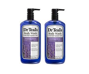 Dr. Teal's Ultra Moisturizing Body Wash, Soothe & Sleep with Lavender 24 fl oz (pack of 2) by Dr. Teal's