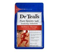 Dr Teal's Wellness Therapy - Sales de Epsom de 3 libras, transparente