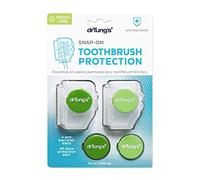 Dr. Tung's, Snap-On Toothbrush Sanitizer, 2 Toothbrush Sanitizers (Assorted Colors) by Dr Tungs