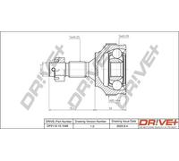Dr Ve + Rótula Juego Rótulas Accionamiento Lado Rueda para Peugeot 207Cc WD _
