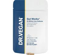 Dr. Vegan Gut Works Suplemento alimenticio de apoyo para un intestino sano 30 caps.
