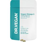 Dr. Vegan Suplemento alimentario vegano Omega 3 Rendimiento cerebral 60 caps.