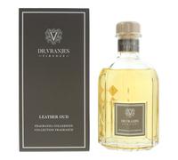 Dr. Vranjes Firenze - Difusor de vidrio con fragancia Leather Oud | 250 ml | Aromas de oud, cuero, vainilla, almizcle y sándalo