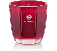 Dr. Vranjes - Vela aromática decorativa Tormalina Rosso Nobile 200 g / 18 oz, recipiente de cristal de colores refinado hecho a mano, forma octogonal, color rojo, fabricado en Italia